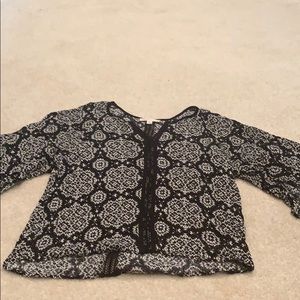 Black and white Lovestitch blouse